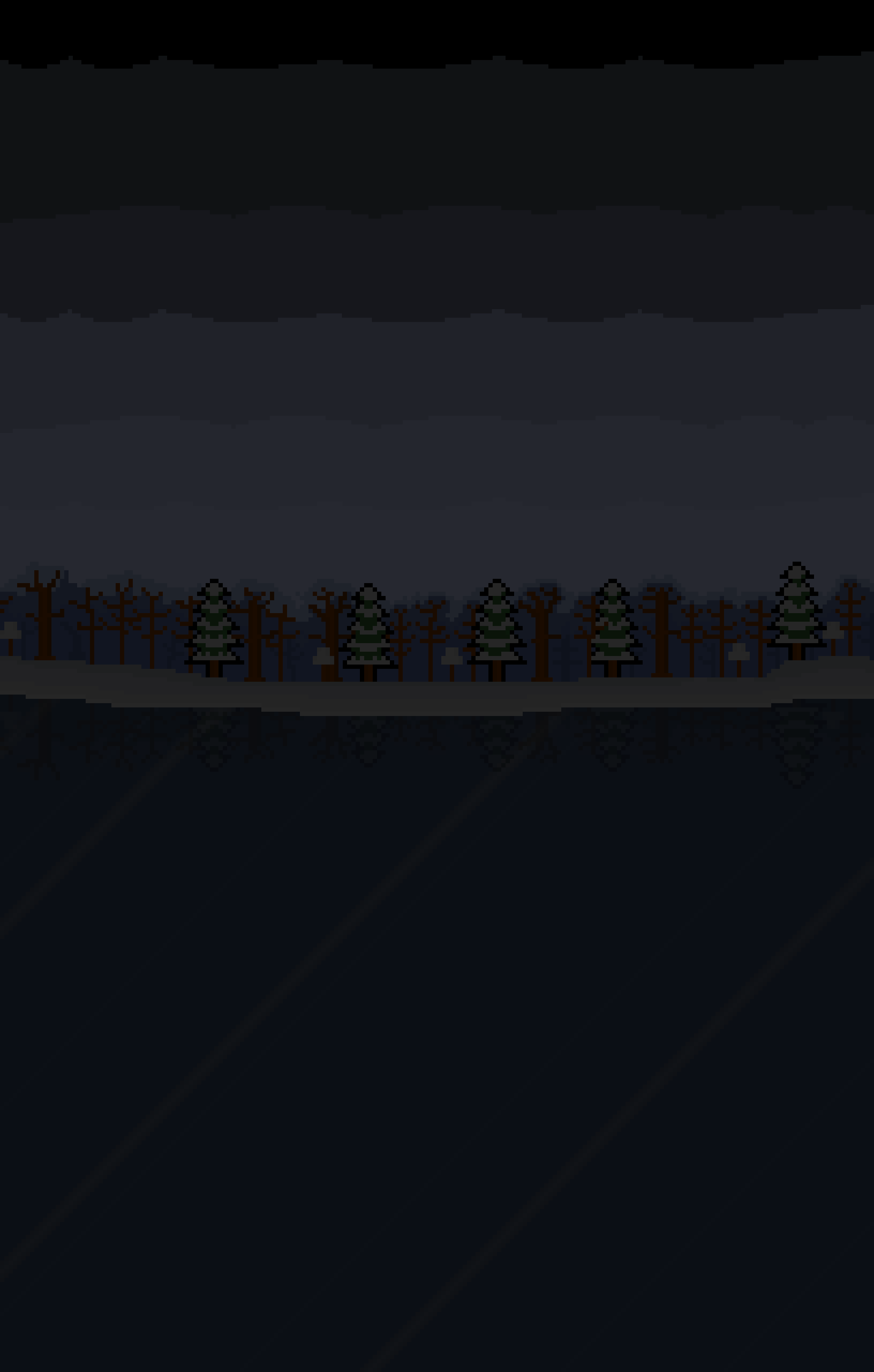 Pixelate Winter Night vertical